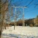 Промежуточная опора ЛЭП 500 кВ в городе Красногорск