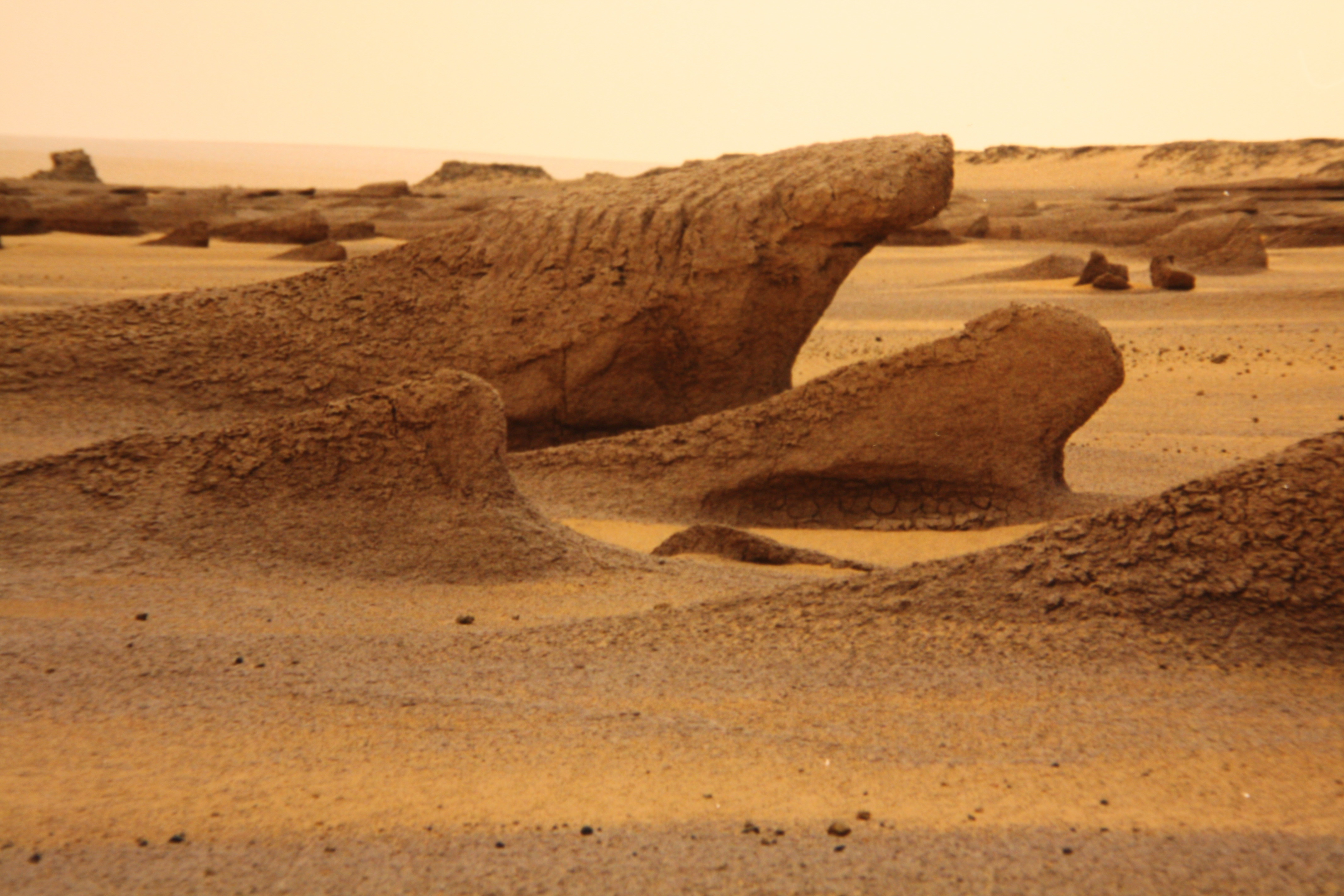 Yardang Field / Mudpans archeological site, natural monument