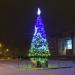 Место установки новогодней ёлки в городе Старая Купавна