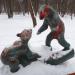 Бывшая скульптура «Два медвежонка» в городе Щёлково