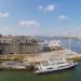 Long Wharf in Boston, Massachusetts city