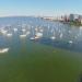 Boston Harbor Sailing Club Mooring Field in Boston, Massachusetts city