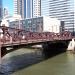 Washington Boulevard Bridge in Chicago, Illinois city