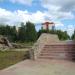 Botanic garden in Mirny city