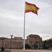 Spanish Flag in Madrid city