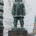 Roald Amundsen statue in Tromsø city