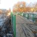 Пешеходный мост над оврагом в городе Муром