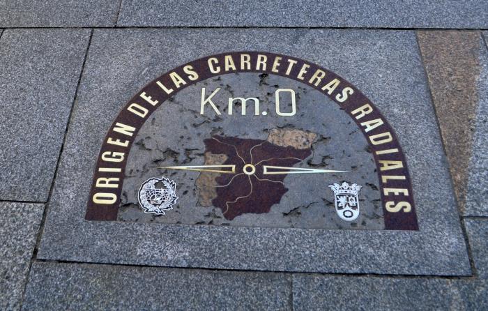 Kilometre Zero plaque (Kilómetro Cero) - Madrid