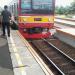 Jatinegara Station in Jakarta city