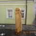 Деревянная фигура в городе Псков