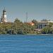 Смотровая площадка с лестницей в городе Новая Каховка