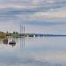 Руины бывшего причала в городе Новая Каховка