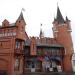 Снесённый круглый павильон в центре книжного рынка в городе Люберцы