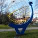 Park przed dworcem in Aleksandrów Kujawski city