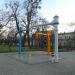 Park przed dworcem in Aleksandrów Kujawski city