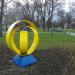 Park przed dworcem in Aleksandrów Kujawski city