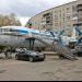 Самолёт Ил-18Б в городе Луцк