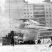 Здесь стоял вертолёт Ми-8 в городе Норильск