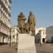 Monument to the founders the Moscow Art Theatre Konstantin Stanislavsky and Vladimir Nemirovich-Danchenko