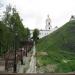 Деревянная лестница Софийского взвоза  в городе Тобольск