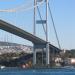 Bridge pylon in Istanbul Metropolitan Municipality city