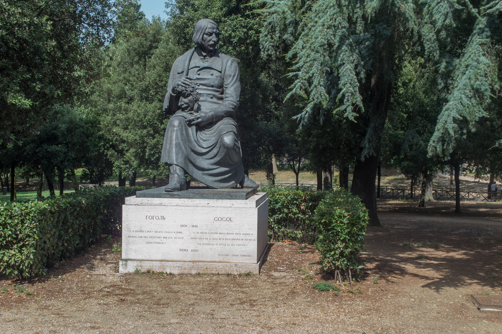 Gogol statue - Rome | monument, Nikolai Gogol