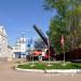 Памятник пожарной машине в городе Владимир