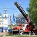 Памятник пожарной машине в городе Владимир