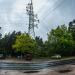 Transmission tower in Riga city