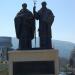 Monument of St. Cyril and Methodius in Skopje city