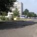 Снесённая проходная автостоянки в городе Гомель