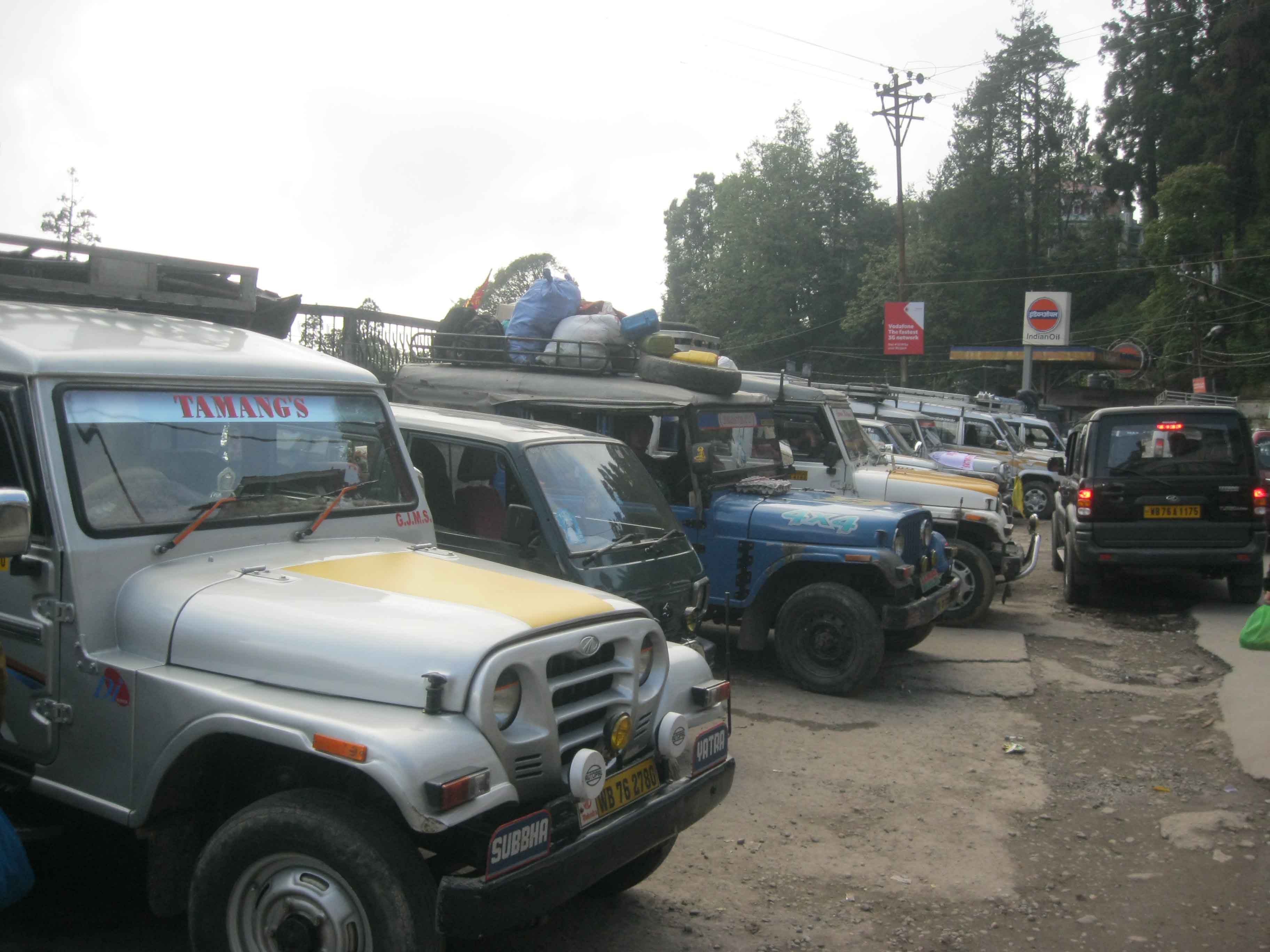 Taxi Stand Darjeeling