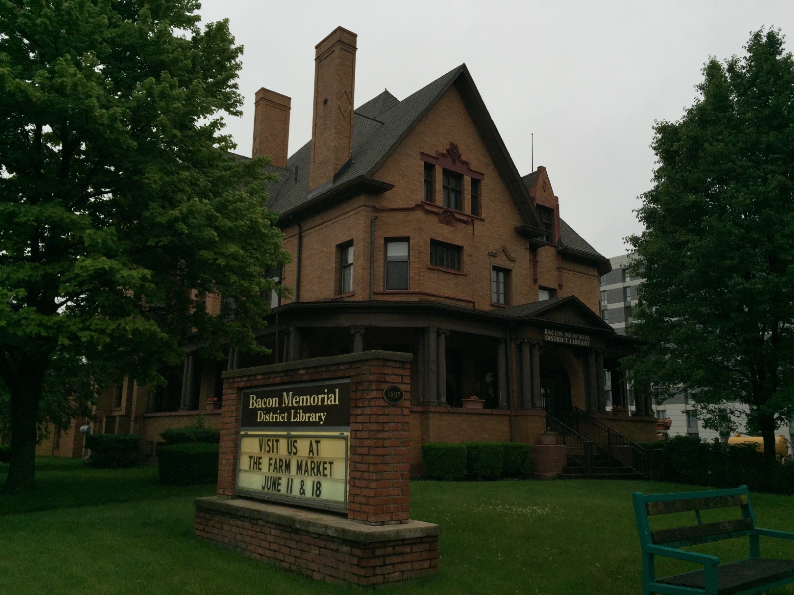 Bacon Memorial Library Wyandotte, Michigan