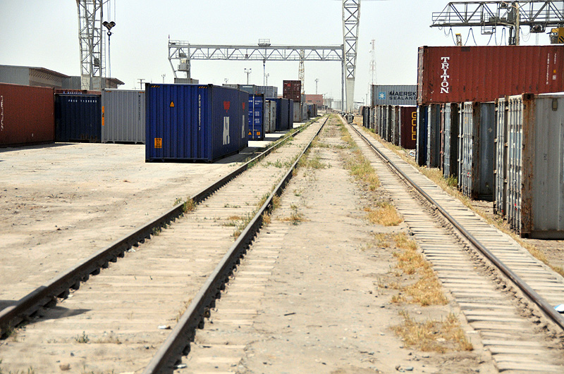 Railway border station Bandargah Hairatan - Hairatan