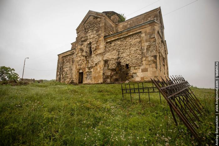 Абхазия Бедийский храм зимой