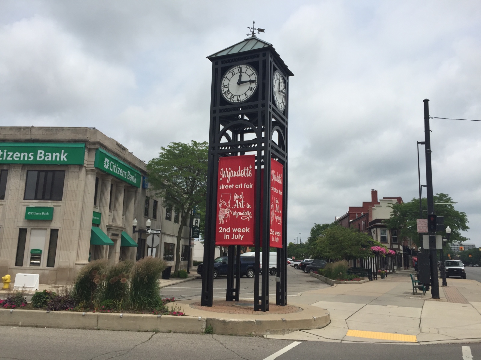 Downtown Wyandotte Clock Tower Wyandotte, Michigan