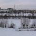 Новая набережная реки Омь в городе Омск