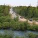 Временная объездная дорога в городе Полярные Зори