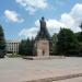 Демонтированный памятник В. И. Ленину в городе Селидово