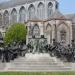 Statue Van Eyck brothers in Ghent city