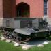 Calgary Highlanders Tank Monument in Calgary, Alberta city