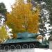 Демонтированный танк-памятник Т-34-85
