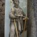 Originalfiguren der Neumünsterfassade in Stadt Würzburg