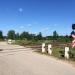 Железнодорожный переезд в городе Бологое