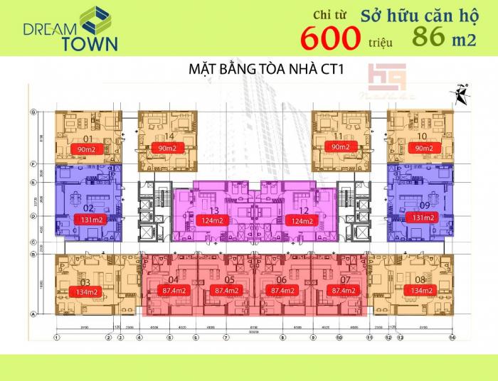 Chung cư Dream Town Coma6