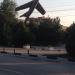 Самолёт-памятник МиГ-15бис в городе Батайск