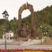 Monument to the founders of the city of Khanty-Mansiysk in Khanty-Mansiysk city