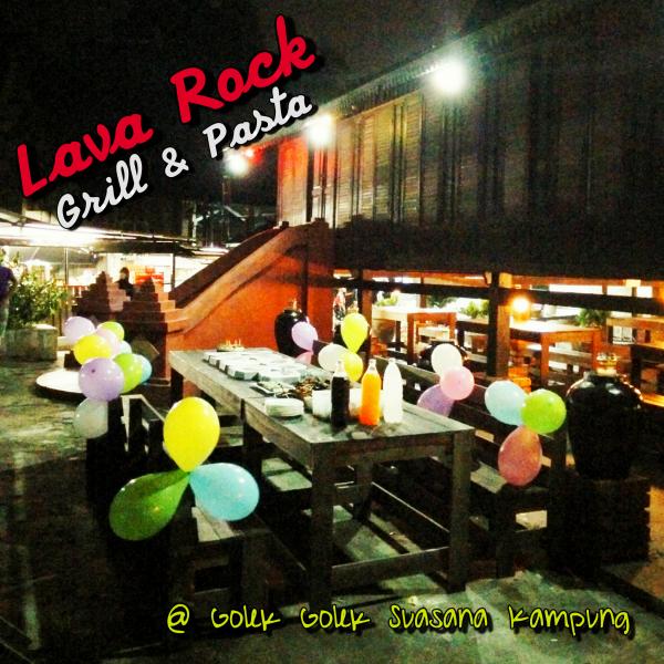 Lava rock cheap grill & pasta