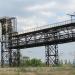 Трубопровод над путями в городе Воронеж