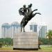 Prince Diponegoro statue in Jakarta city